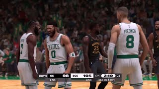 NBA 2K25 Gameday Mode  CELTICS vs WARRIORS FULL GAME HIGHLIGHTS [upl. by Rafaj]