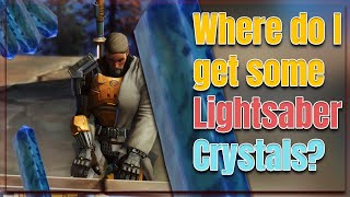 SWTOR  How to get Lightsaber Crystals  Beginners Guide 2023 [upl. by Iridissa]