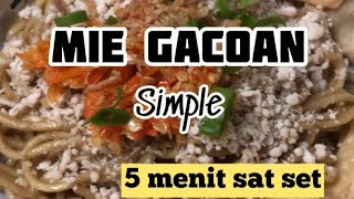 5 MENIT SIAP RESEP MIE GACOAN ENAK amp SIMPEL [upl. by Orgalim]