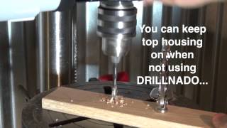 DRLLNADO Revolutionary Drill Press Dust Collection [upl. by Cranford]