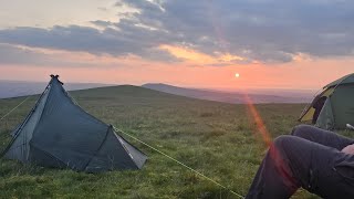 Wild camping at Great cockup Louthwaite Longdale Little sca fell Brae fell and Meal fell [upl. by Harden]