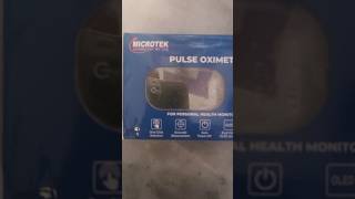 Unboxing of Microtek Pulse Oximeter oximeter health shorts ytshorts shortvideo youtube [upl. by Ynogoham35]