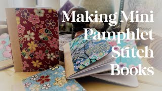 Making A Mini Pamphlet Stitch Book [upl. by Tamma]