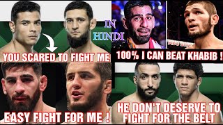 ILIA think he can beat KHABIB amp ISLAM easily KHAMZAT scared of PAULO COSTA All in Hindi language [upl. by Okika]