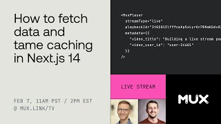 How to fetch data and handle caching in Nextjs 14 [upl. by Yeliak]