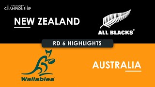 HIGHLIGHTS  NEW ZEALAND v AUSTRALIA  The Rugby Championship 2024 [upl. by Patrizia]