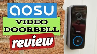 Aosu Wireless Video Doorbell Review [upl. by Acenes805]