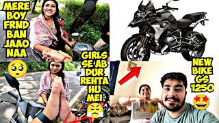 Dolly ne krdiya mujhe Indirectly propose 😳 new bike gs1250 book krdo [upl. by Aimet231]