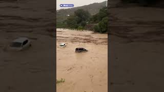 The horror of the devastating storms that lashed large parts of Spain [upl. by Ahtivak225]