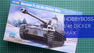 HobbyBoss 148 PzSflIVa Dicker Max 84835 Review [upl. by Decca]