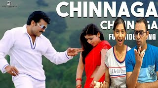 Chinnaga Chinnaga Full Video Song Reaction  Tagore Video Songs  Chiranjeevi Shriya Saran [upl. by Hayley]