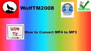 How to convert MP4 Music to MP3 Music EASY WAY [upl. by Winters]