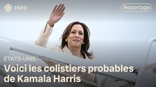 Qui Kamala Harris choisiratelle comme colistier [upl. by Eugenle27]