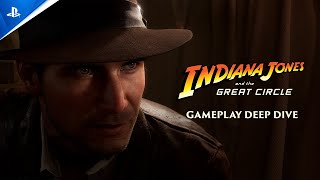 Indiana Jones and the Great Circle  Gameplay Deep Dive  PS5 Games [upl. by Eilsew]