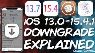 iOS 13  1541 DOWNGRADE  Upgrade For Jailbreak  SEP Baseband Blobs EXPLAINED  Compatibility [upl. by Mclain639]