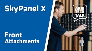 ARRI Tech Talk SkyPanel X  Front Attachments [upl. by Annawal]