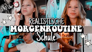 GRWM 🌻 REALISTISCHE MORGENROUTINE  SCHMINKEN HAARE OUTFIT  HEY ISI [upl. by Vallo691]