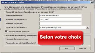 Windows server 2008 r2 DHCP sur VirtualBox [upl. by Nylireg]