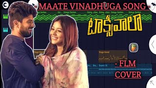 Maate Vinadhuga Song Cover  Taxiwala Movie Song  Vijay  Jakes Bejoy Music  FLM Cover RajPianist [upl. by Anauq]