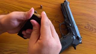 How to Load and Unload Beretta 9mm pistol Safelyquot [upl. by Pine]