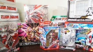 玩具レビュー前速報 20130720版 ウルトラマンギンガ、ウルトラエッグ、HFルシファー他 [upl. by Newsom]