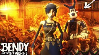 BACON SOUP COVERING NEW ALICE AND BORIS BACON MINIGUN  Bendy and the Ink Machine Chapter 4 Hack [upl. by Ardyce409]