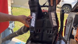 Echo Back pack blower straps replacement [upl. by River]