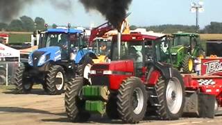 Case IH 8950 pulling StDamase 2012 part 2 CHOQUETTE [upl. by Goldi]