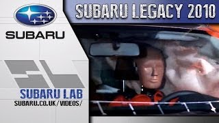 Subaru Legacy 2010 Official EuroNCAP 5 Stars [upl. by Elleuqar586]