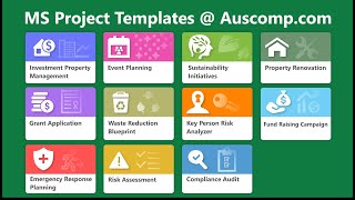 MS Project Templates [upl. by Sosthenna773]