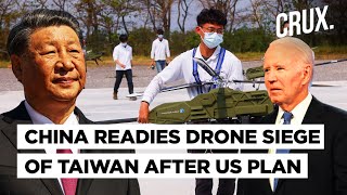 Chinas Military Simulates DroneOnly Attack On Taiwan After US Unveils quotHellscapequot War Plan [upl. by Estey]