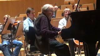 Menahem Pressler rehearsal in Bamberg with Lahav Shani October 2016 [upl. by Kumagai]