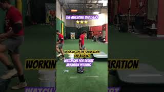 Jake L Sam R WOW 🤩 softball baseballcoach baseball mlb pitchingcoach athlete [upl. by Kcirde]