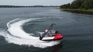 SeaDoo Switch Compact Sport 13 170 hp Doing donuts on Cotton Lake MN [upl. by Codee]