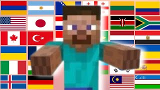 Minecraft in different languages meme [upl. by Itsud]