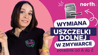 🔄 Wymiana uszczelki dolnej📏 w zmywarce🍽️  Poradnik od AZ naprawiajniewyrzucaj  Northpl [upl. by Torrin260]