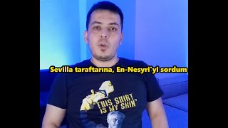 Sevilla taraftarı EnNesyrinin Fenerbahçeye transferiyle ilgili ne düşünüyor fenerbahçe [upl. by Atekan]