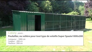 Le poulailler géant Super Spazio dAgnès pour son paon et ses poules [upl. by Adnohrahs970]