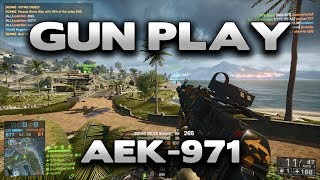 Battlefield 4 Gun Play  AEK971 [upl. by Aicre829]