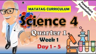 Science 4 Q1 Week 1 MATATAG Curriculum Powerpoint Presentation matatagcurriculum matatag [upl. by Alrich863]