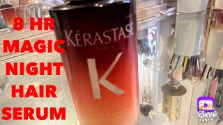 KERASTASE NUTRITIVE 8 HR HAIR MAGIC NIGHT SERUM REVIEW [upl. by Kalinda127]