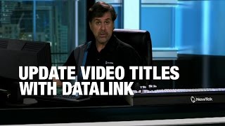 Automatically Update Titles Using DataLink with TriCaster Advanced Edition [upl. by Rednaxela579]