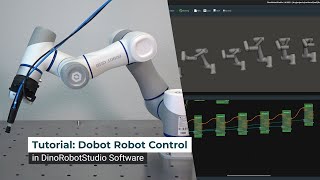 Dobot Robot Control in DinoRobotStudio Software [upl. by Tine402]