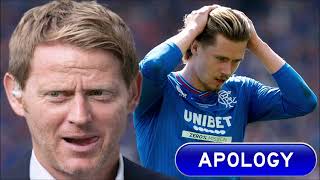 MICHAEL STEWART CALLS TODD CANTWELL A PRCK BBC SPORTSOUND ISSUE AN APOLOGY RANGERS RANGERSFC [upl. by Oswald]