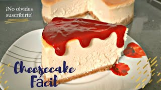 Receta Cheescake Fácil [upl. by Kinnon568]