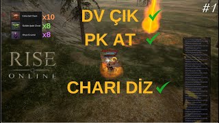 MAGE SERÜVENİ 1  PK ATARAK CHAR MI DİZİLİR  RISE ONLINE [upl. by Barabas]