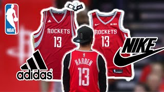 Spot Fake NBA Jerseys  Nike vs Adidas Swingman Differences [upl. by Eile984]