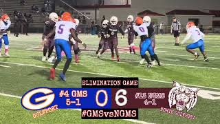 4 Gulfport 51 vs 13 North Gulfport 41  Elimination Game Highlights [upl. by Galen198]