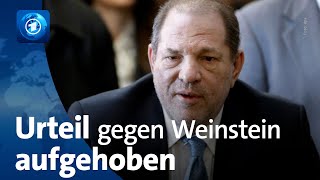 Urteil gegen ExHollywoodProduzent Weinstein aufgehoben [upl. by Guibert]