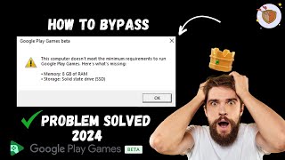 HOW TO BYPASS GOOGLE PLAY GAMES BETA SYSTEM REQUIREMENTS 2024 googleplaygamesbeta clashofclans [upl. by Iatnahs]